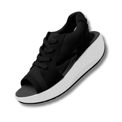 Lucia Stylish Mesh Wedge Sneakers