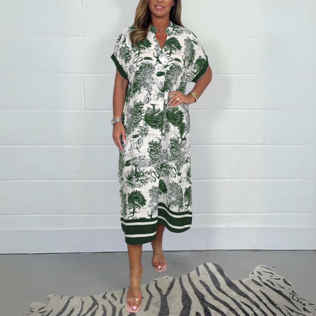 Caia Print Dress