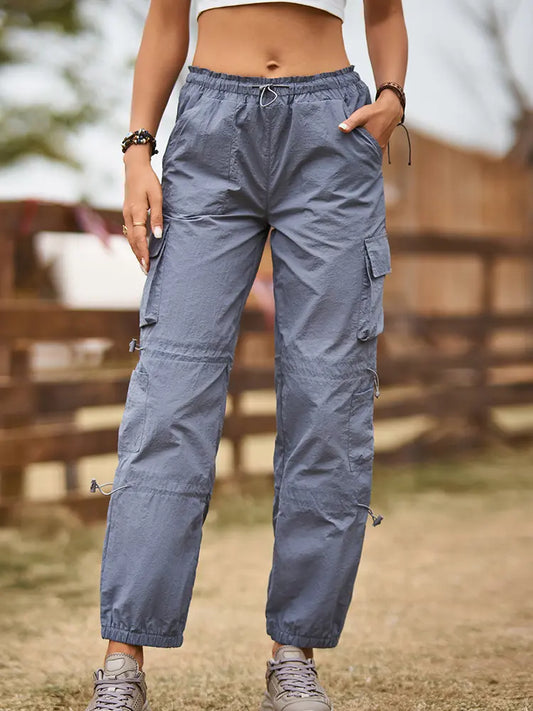 Stylish Adjustable Cargo Pants with Multiple Pockets