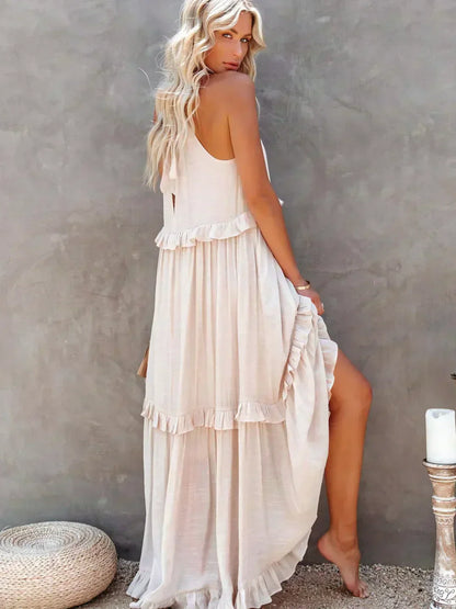 Amelia Halter Maxi Dress