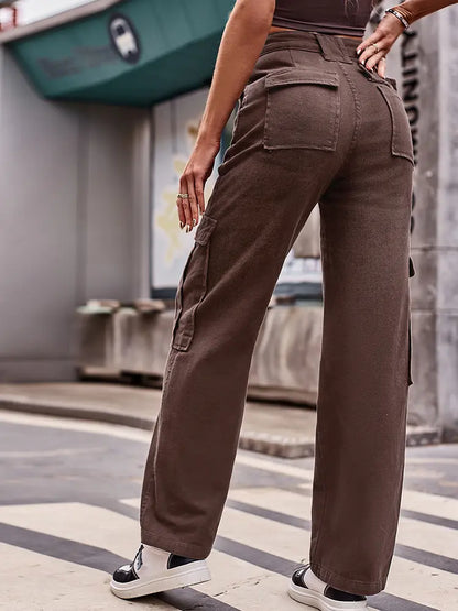 Multi-Pocket Versatile Jeans