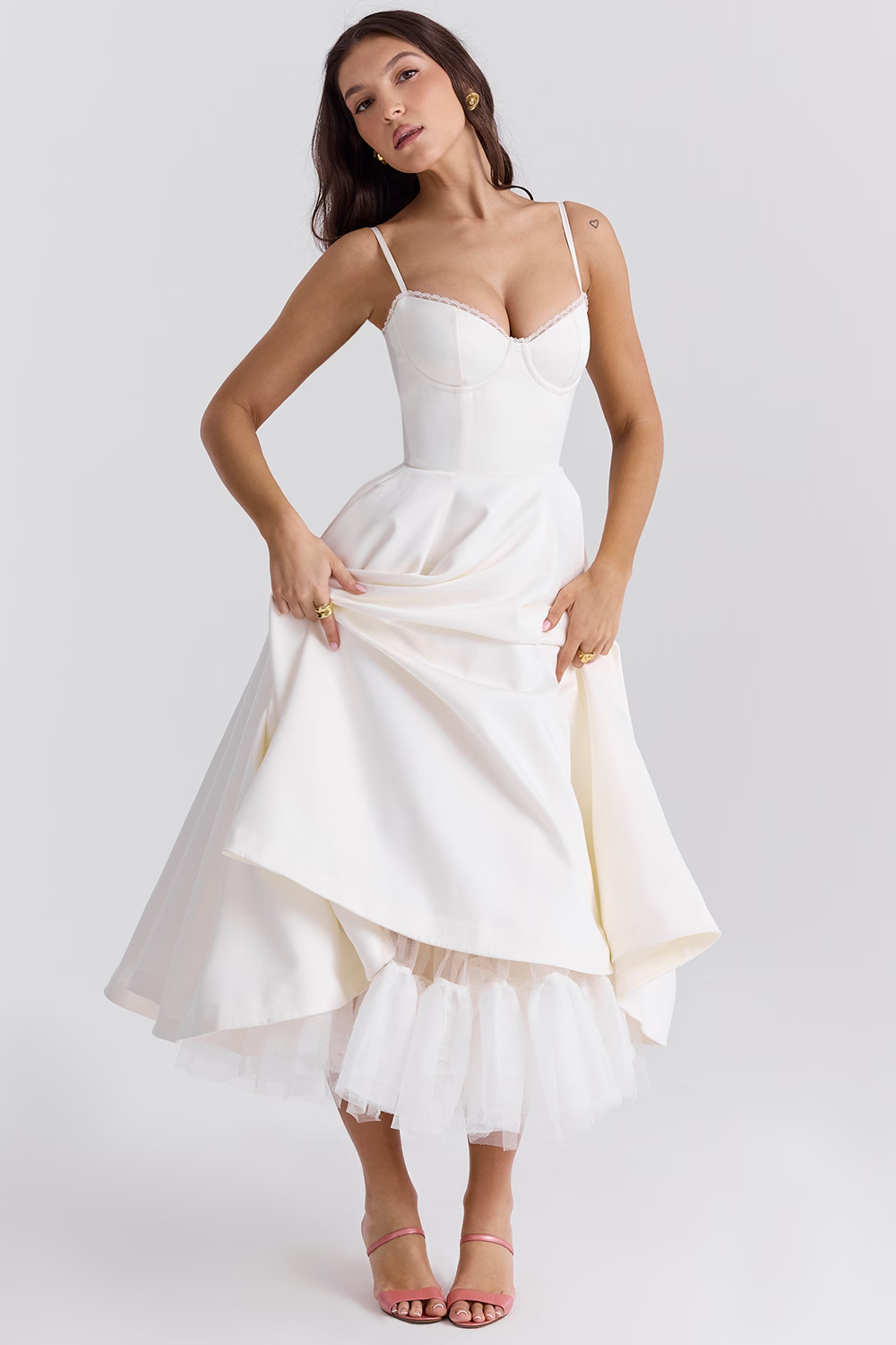 Amelia Bustier Midi Dress