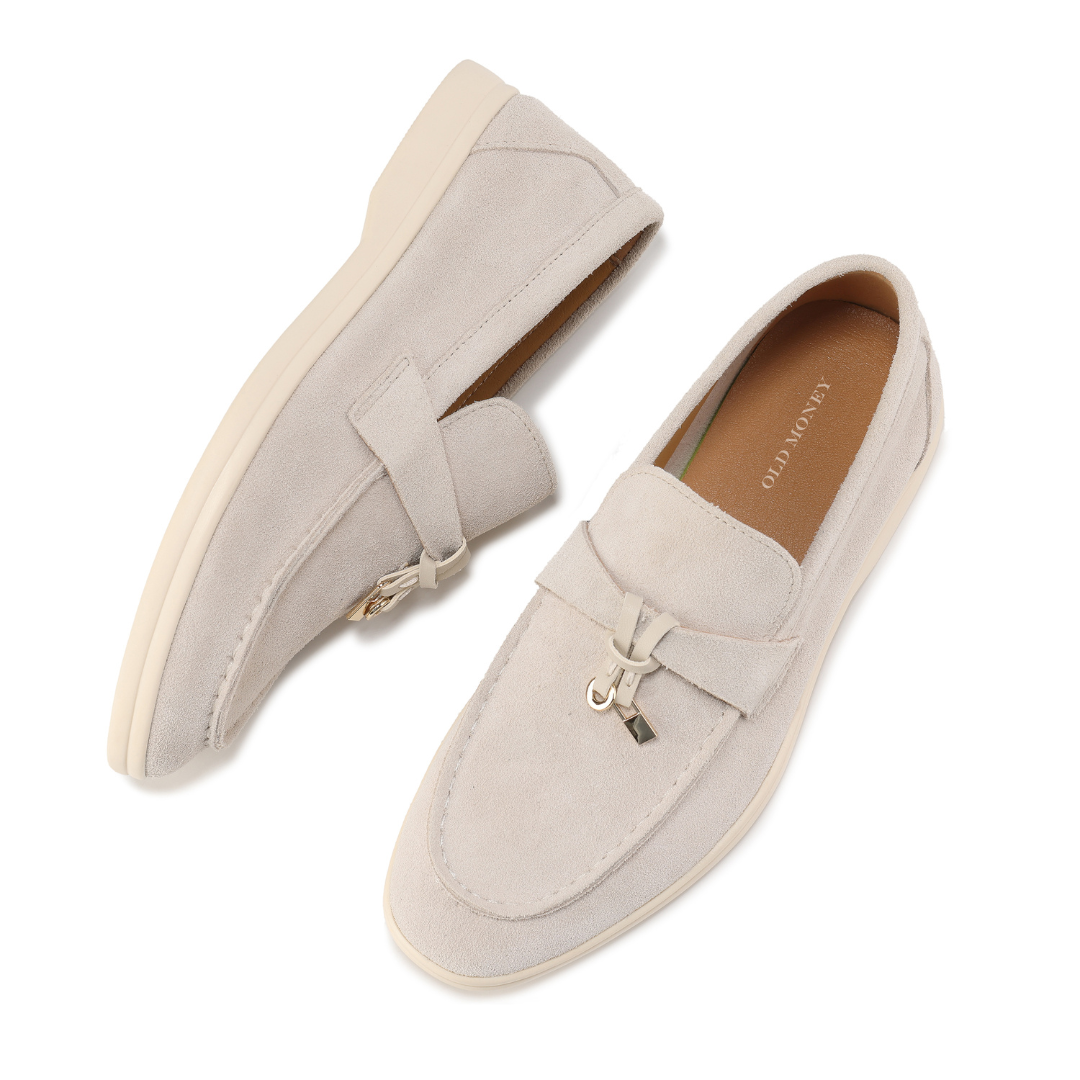 Mizona Old Money Suede Lady Loafers