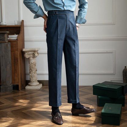 The Chesterfield Denim Casual High-Waist Pants