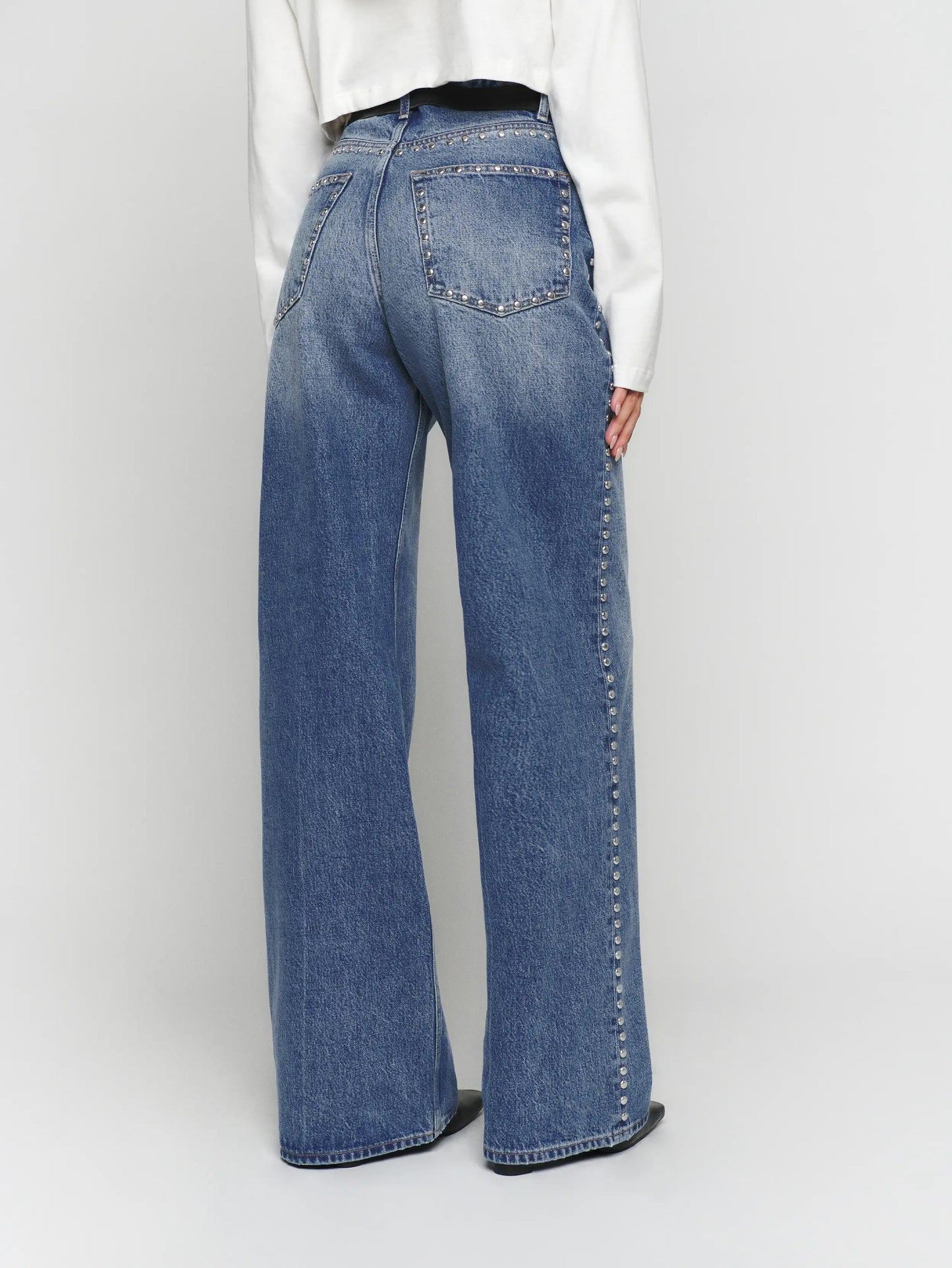 Cary High-Waisted Slouchy Wide-Leg Jeans