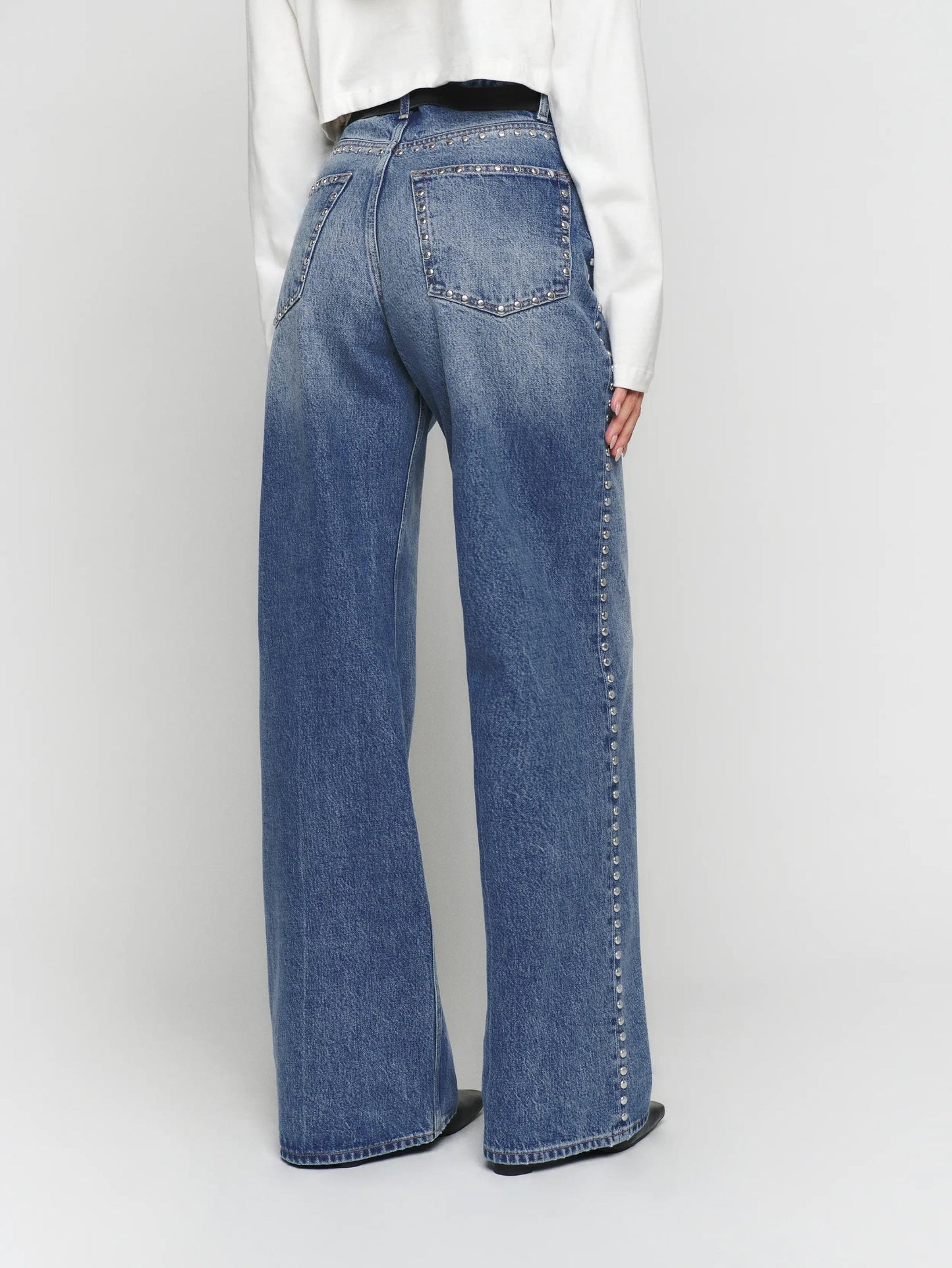 Abbie High-Waisted Wide-Leg Jeans