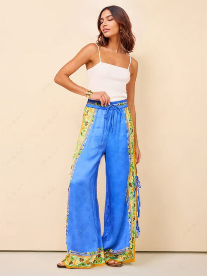 Decorative Mosaic Tile Pants Ensemble