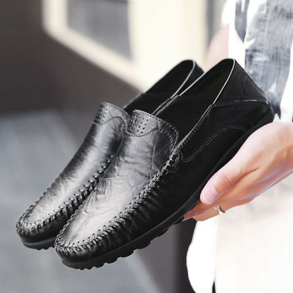 MV British Style Soft Bottom Leather Loafers