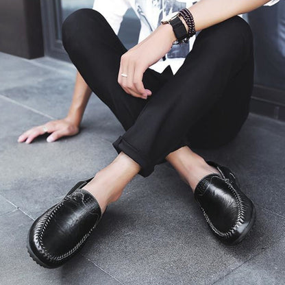 MV British Style Soft Bottom Leather Loafers