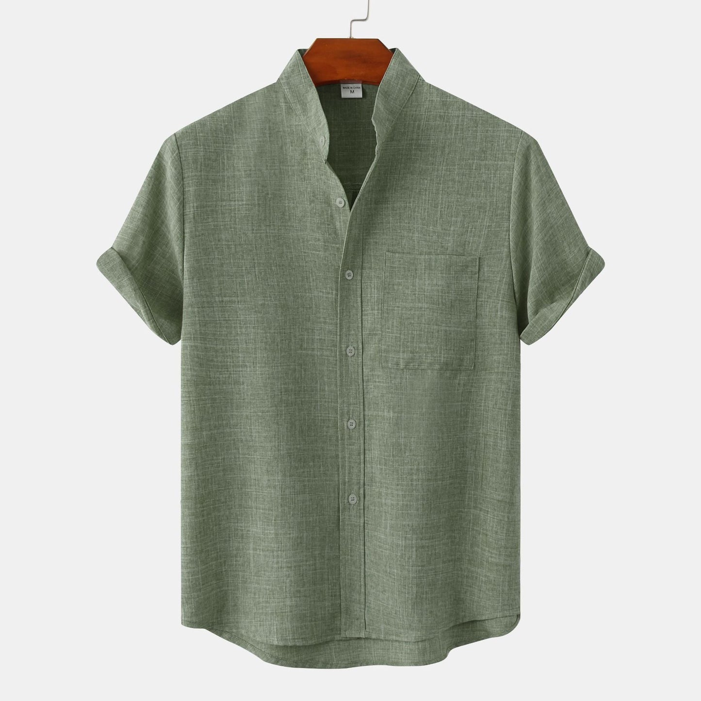 Mizona Solid Button-Up Shirt