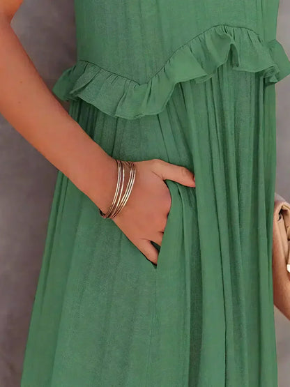 Amelia Halter Maxi Dress