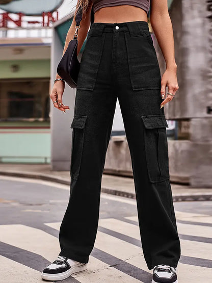 Multi-Pocket Versatile Jeans