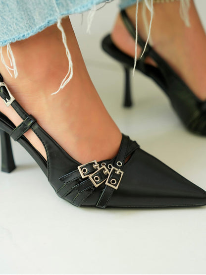 Tripple Black Heels