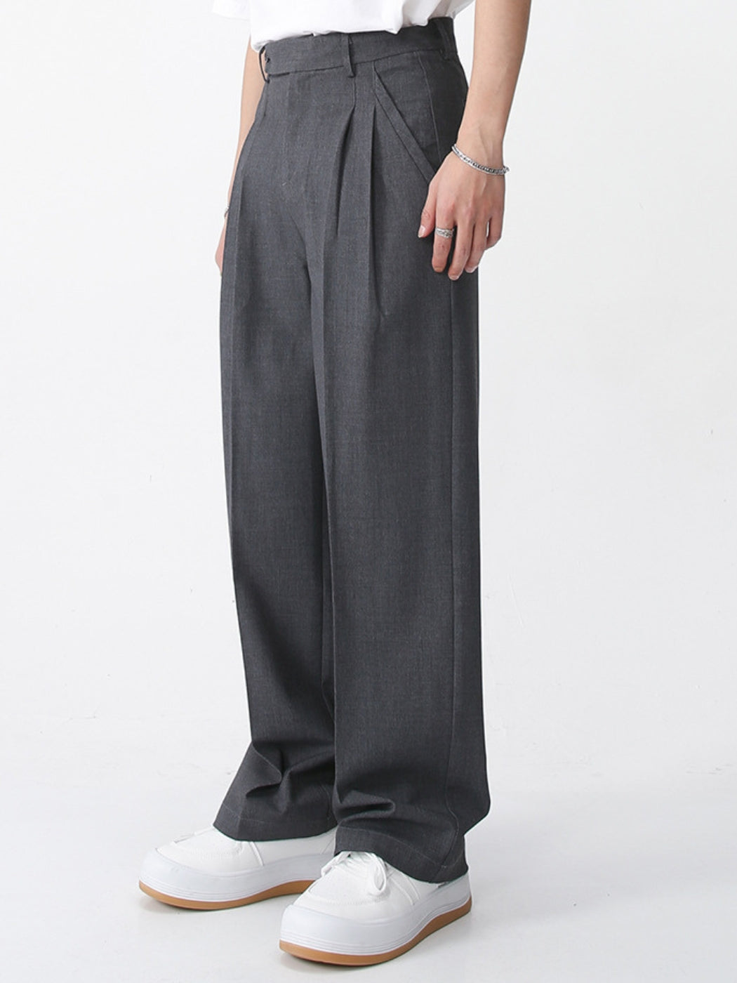 MV Mid-Waist Loose Fashionable Trouser Pants