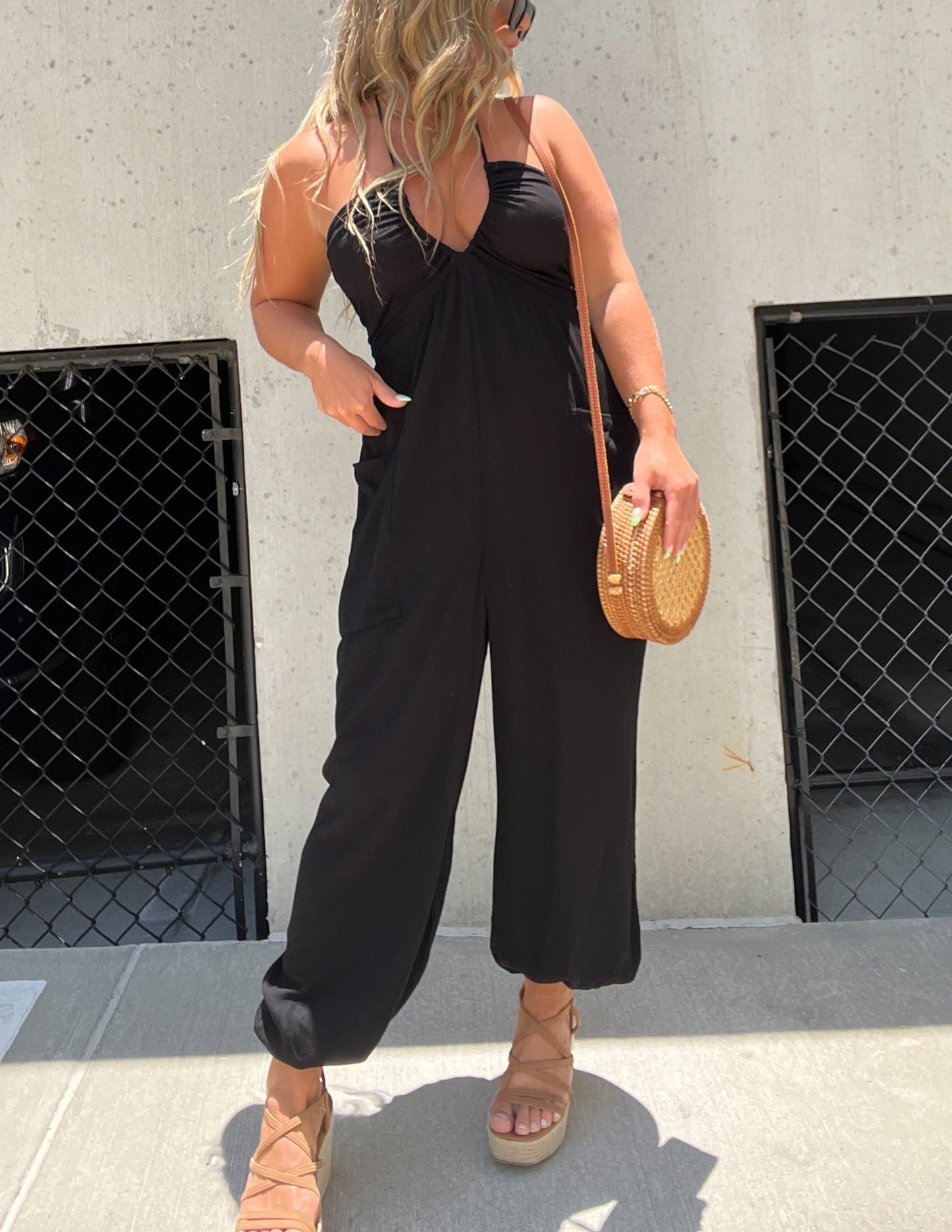 Black Hipster Jumpsuit
