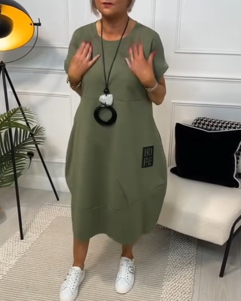 Casual Short Sleeve Kaftan