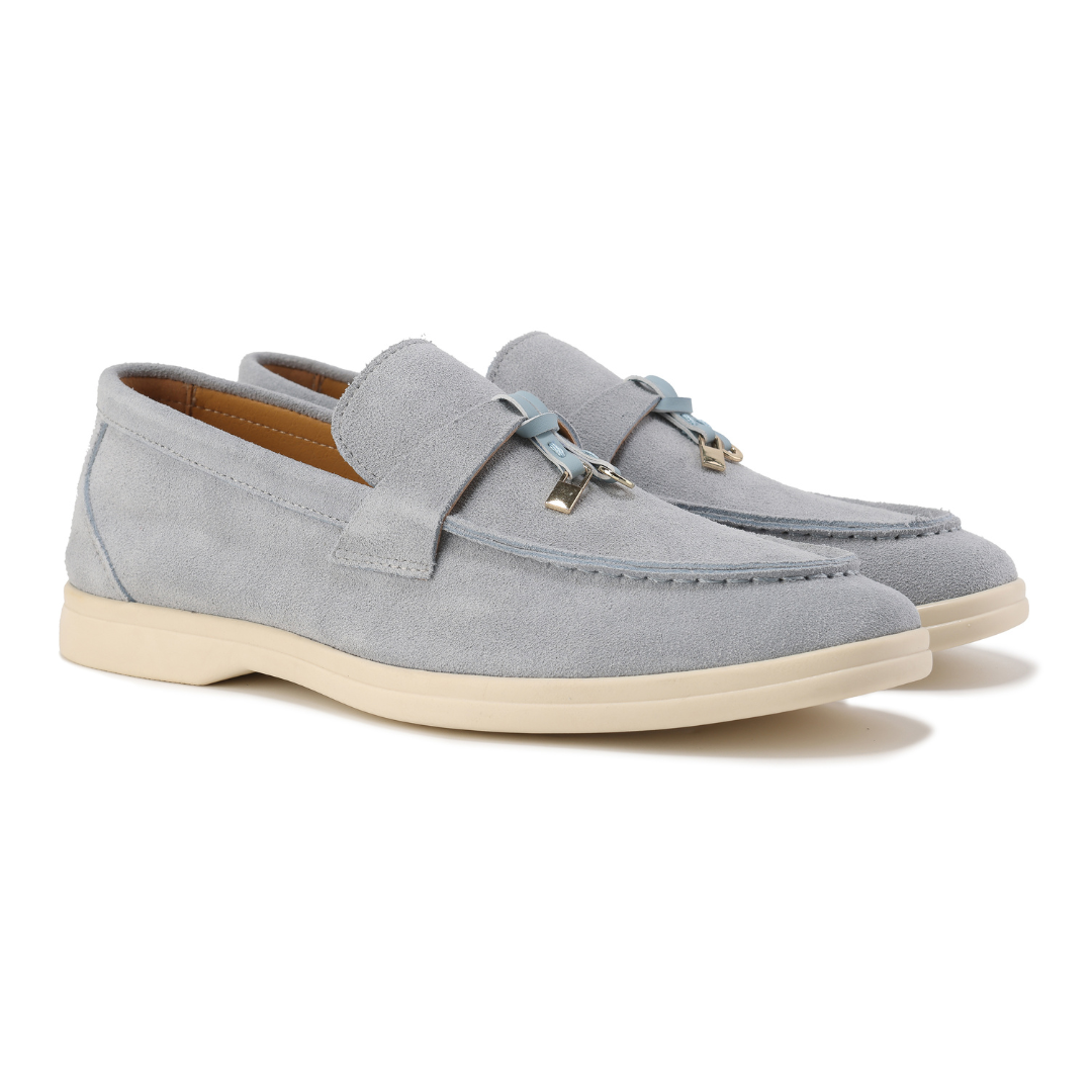 Mizona Old Money Suede Lady Loafers