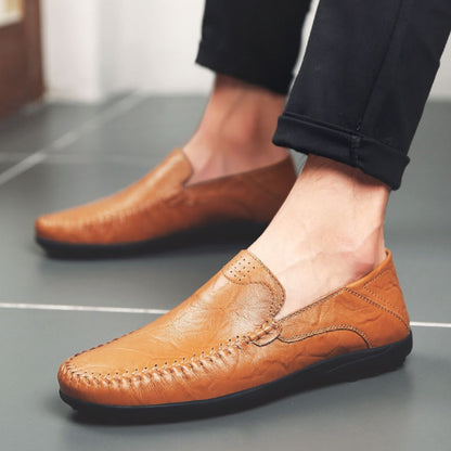 MV British Style Soft Bottom Leather Loafers