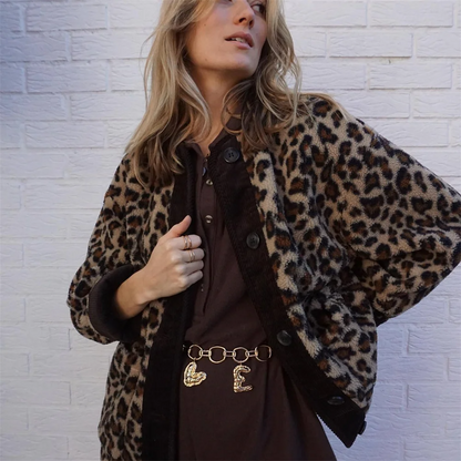 Ruby Fleece Jacket Leopard