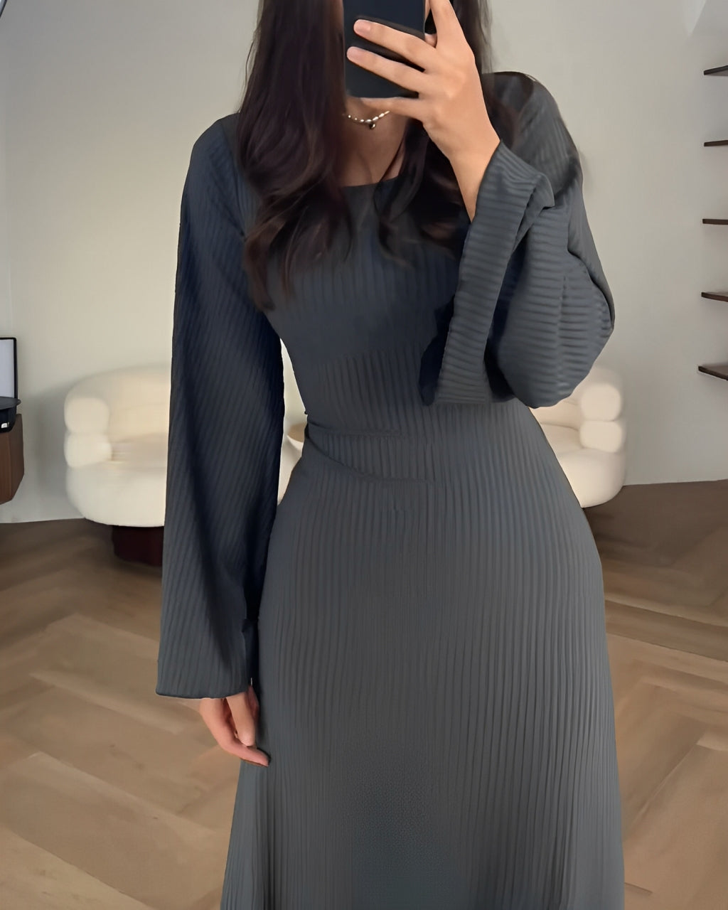 Ellie Ribbed Dress