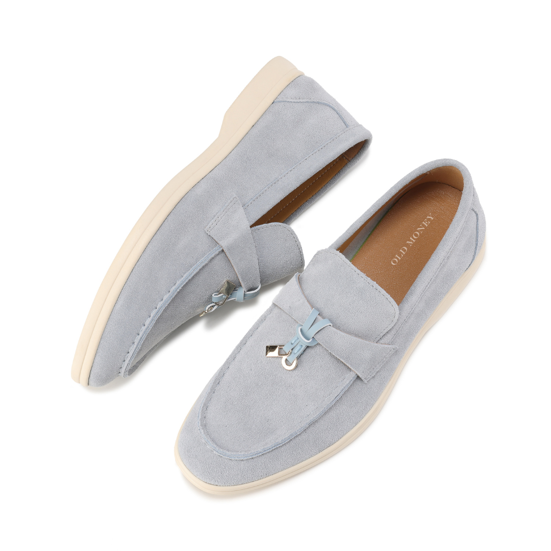 Mizona Old Money Suede Lady Loafers