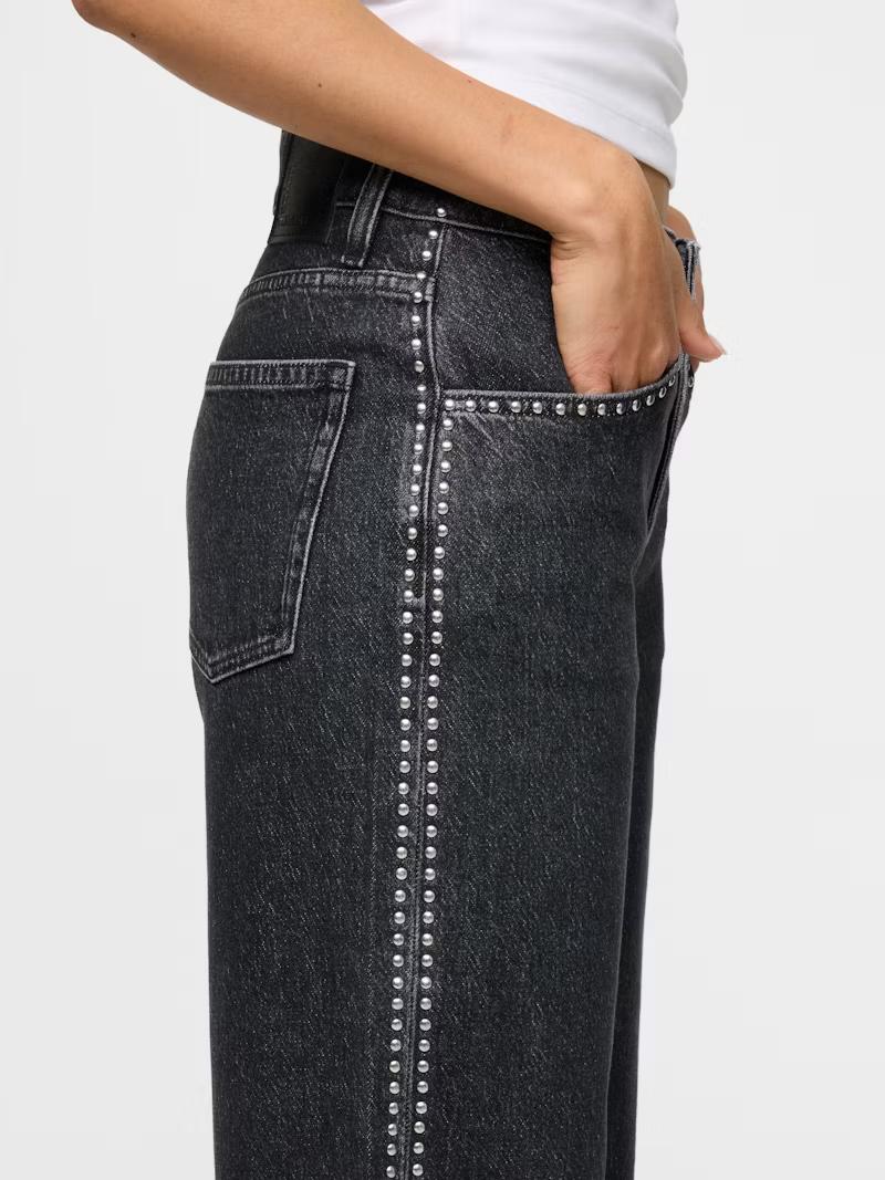 Abbie High-Waisted Wide-Leg Jeans