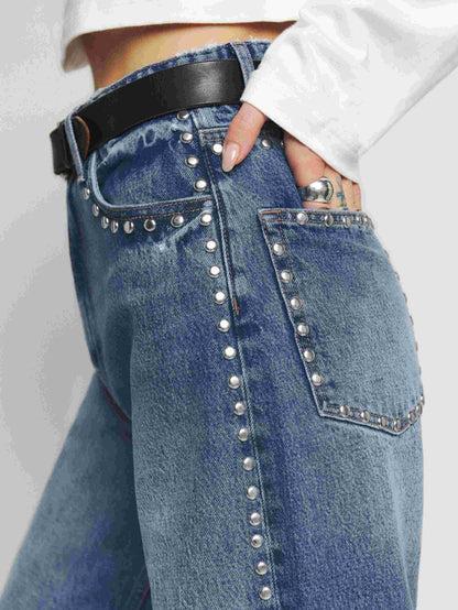 Abbie High-Waisted Wide-Leg Jeans