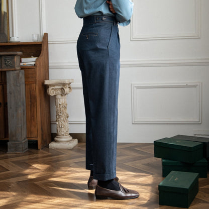 The Chesterfield Denim Casual High-Waist Pants