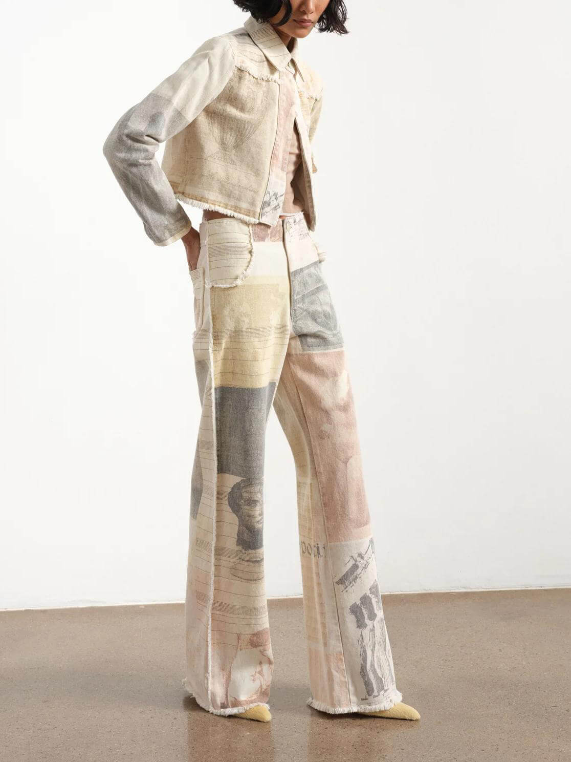 Alma Flared Wide-Leg Jeans