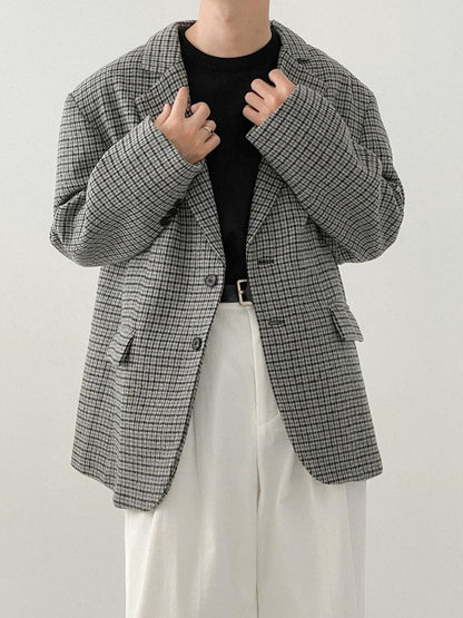 Verano Houndstooth Plaid Jacket