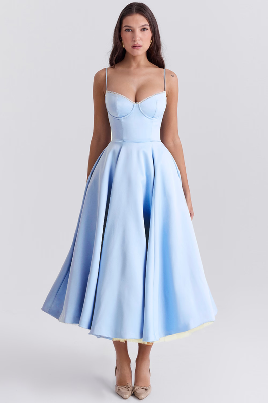 Amelia Bustier Midi Dress