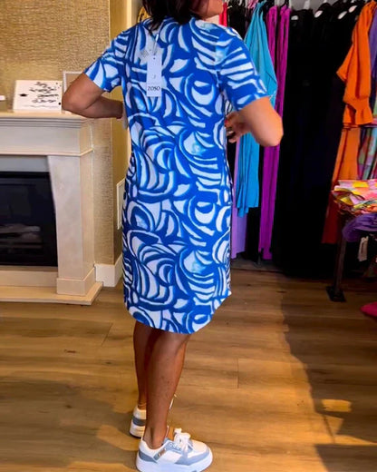 Ellie V-Neck Tunic Dress