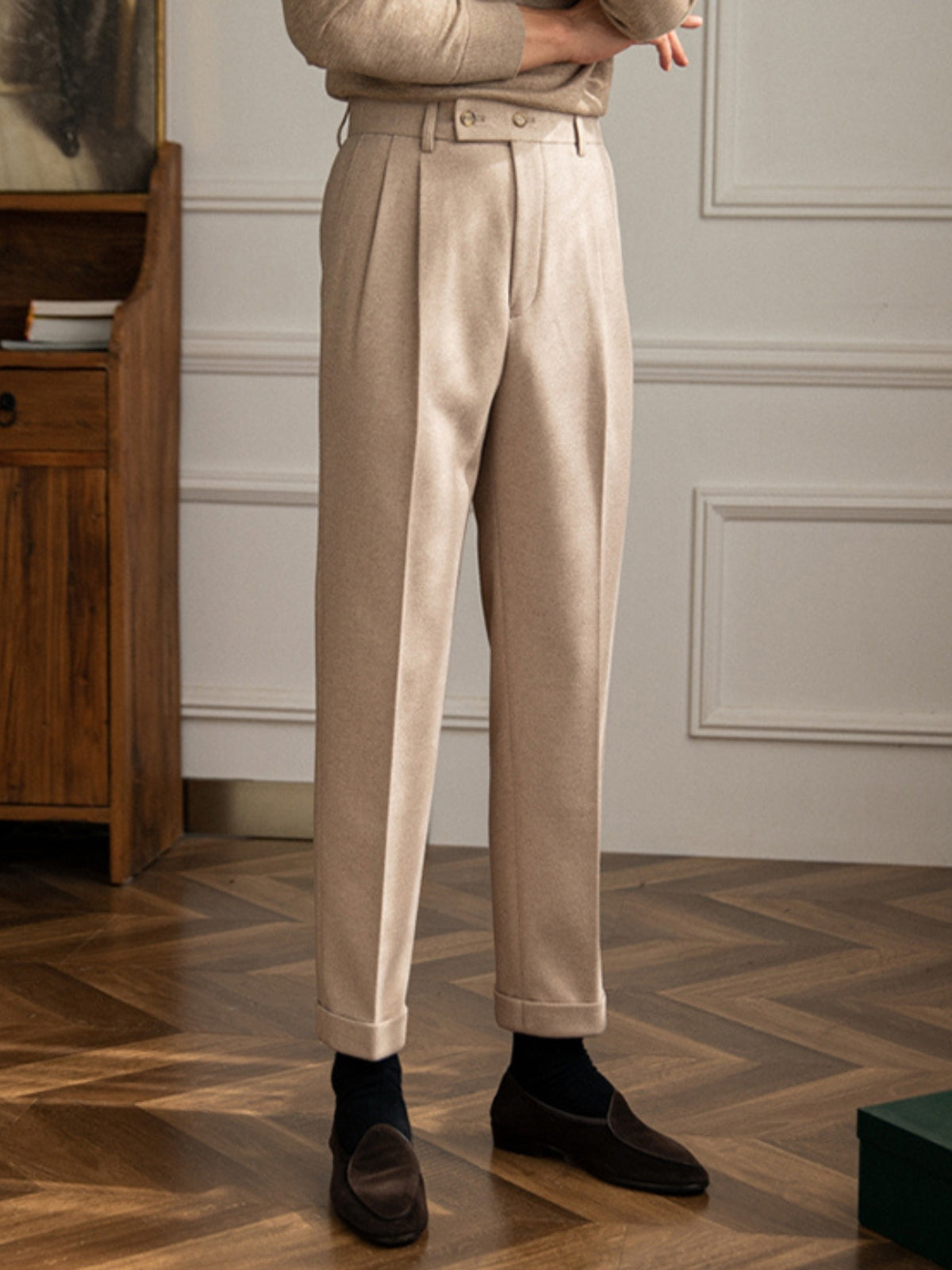 The Kensington Classic High-Waist British Trousers