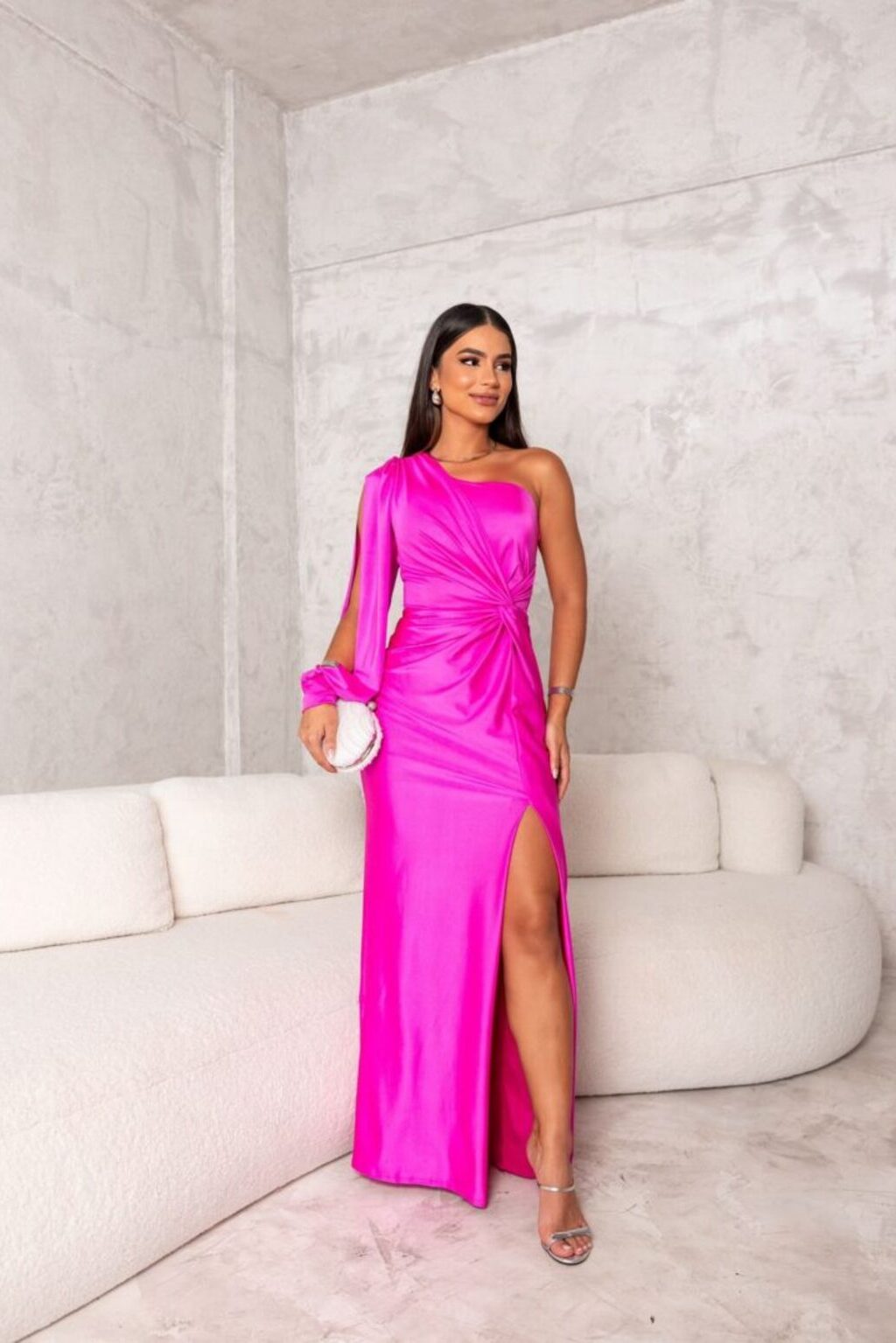 Amelia Satin Dress