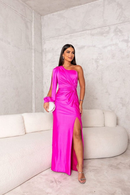 Amelia Satin Dress