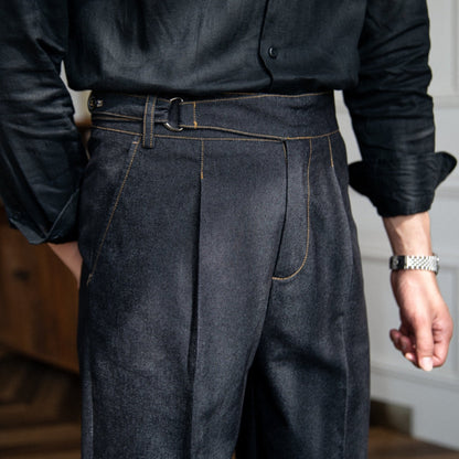 The Chesterfield Denim Casual High-Waist Pants