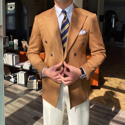 The Beaumont Double Breasted Slim Fit Jacket