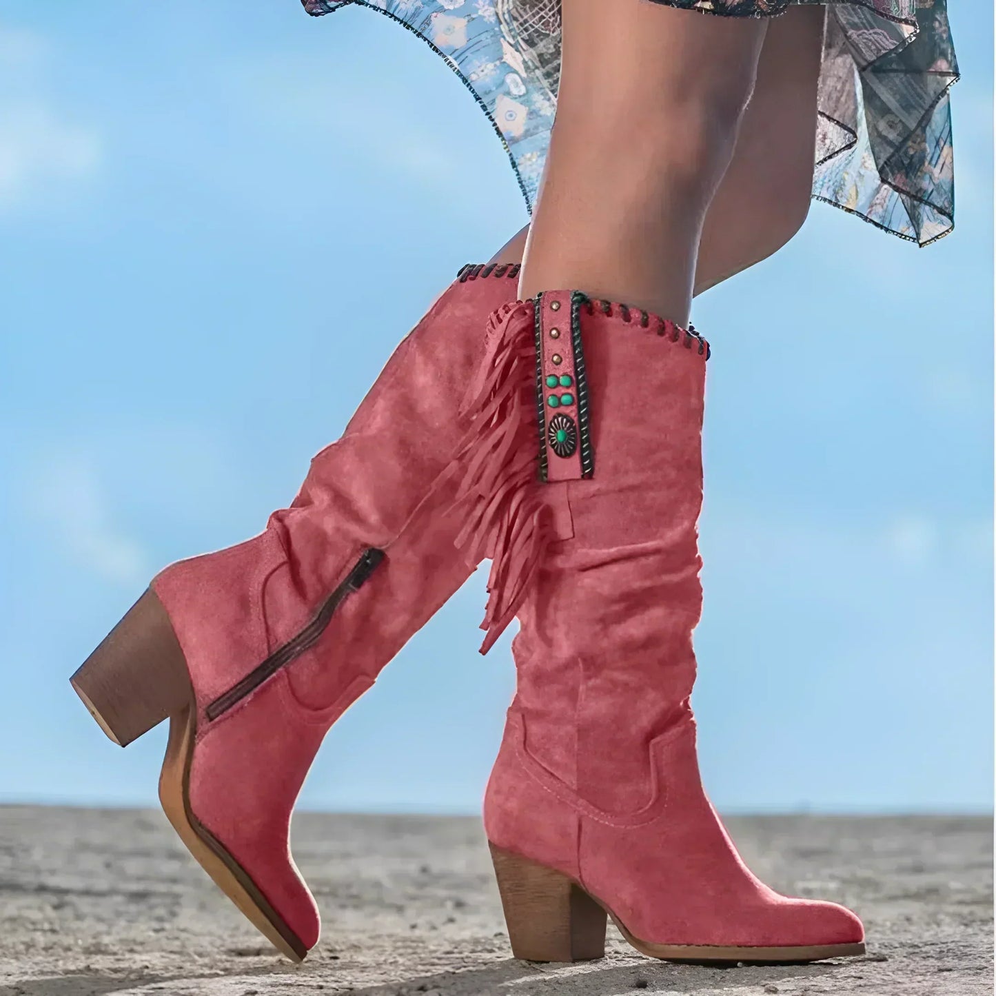 Kirra Western Leather Boots