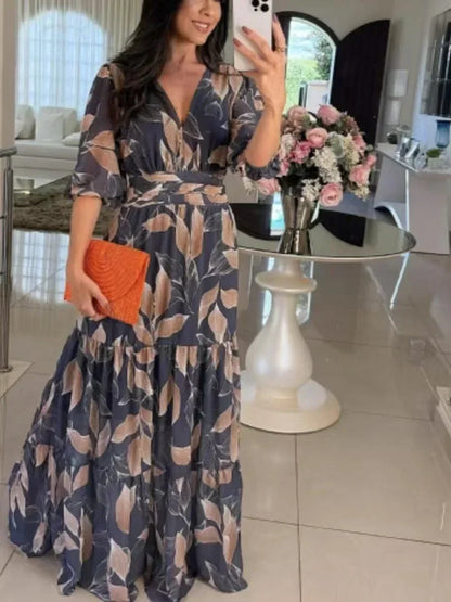 Lella Stylish Floral Maxi Dress