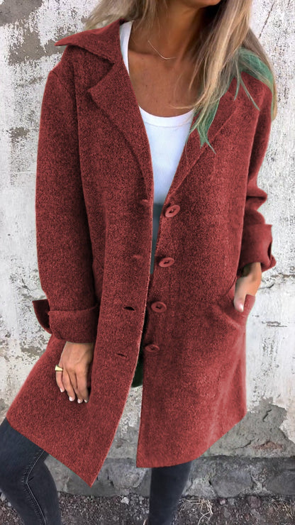 Ada Long Knit Coat