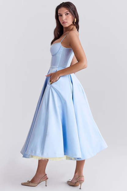 Amelia Bustier Midi Dress