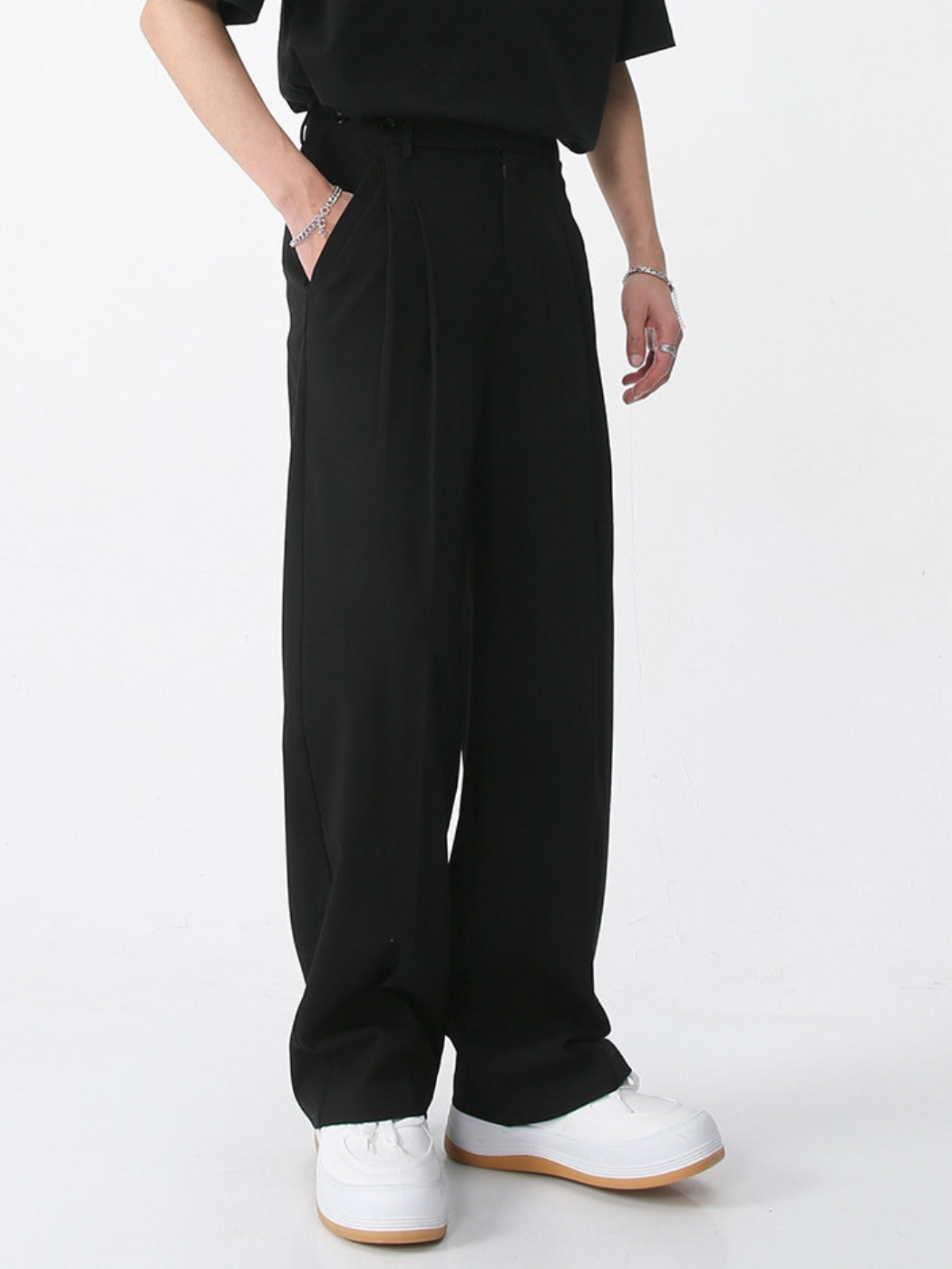 MV Mid-Waist Loose Fashionable Trouser Pants