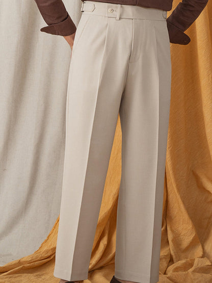 MV Italian Casual Straight Trousers