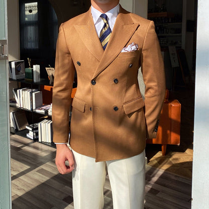 The Beaumont Double Breasted Slim Fit Jacket