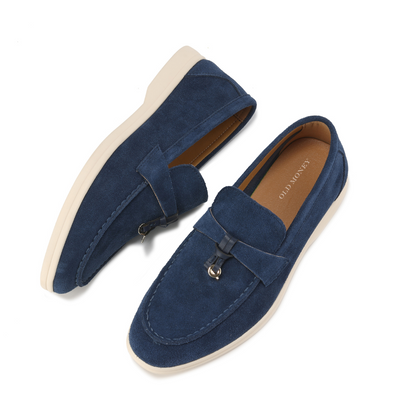 Mizona Old Money Suede Lady Loafers