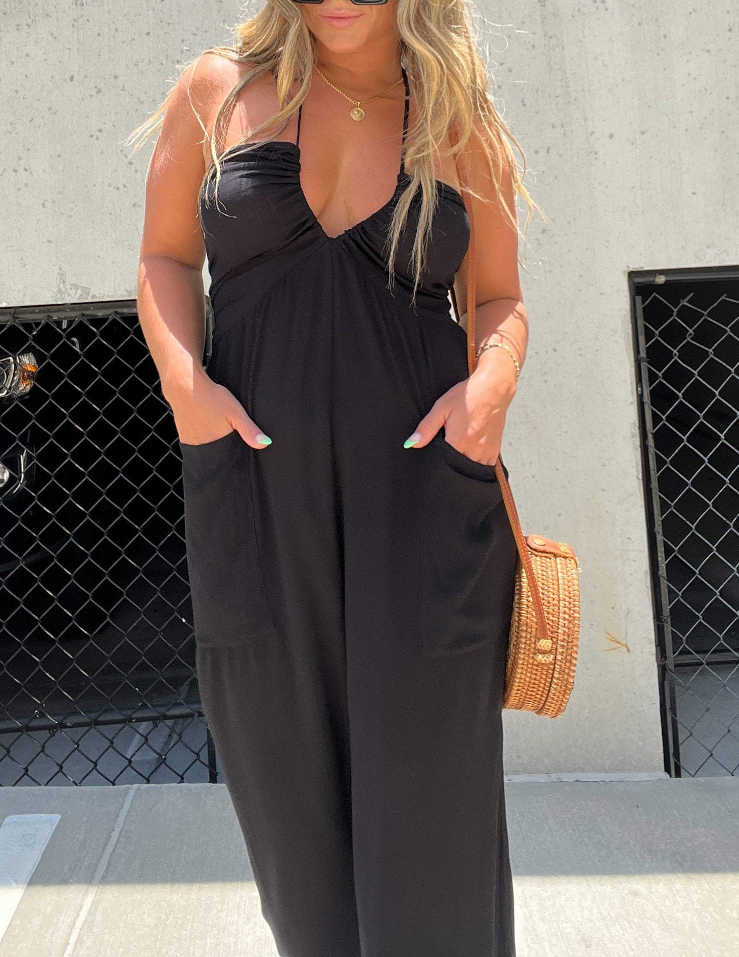 Black Hipster Jumpsuit