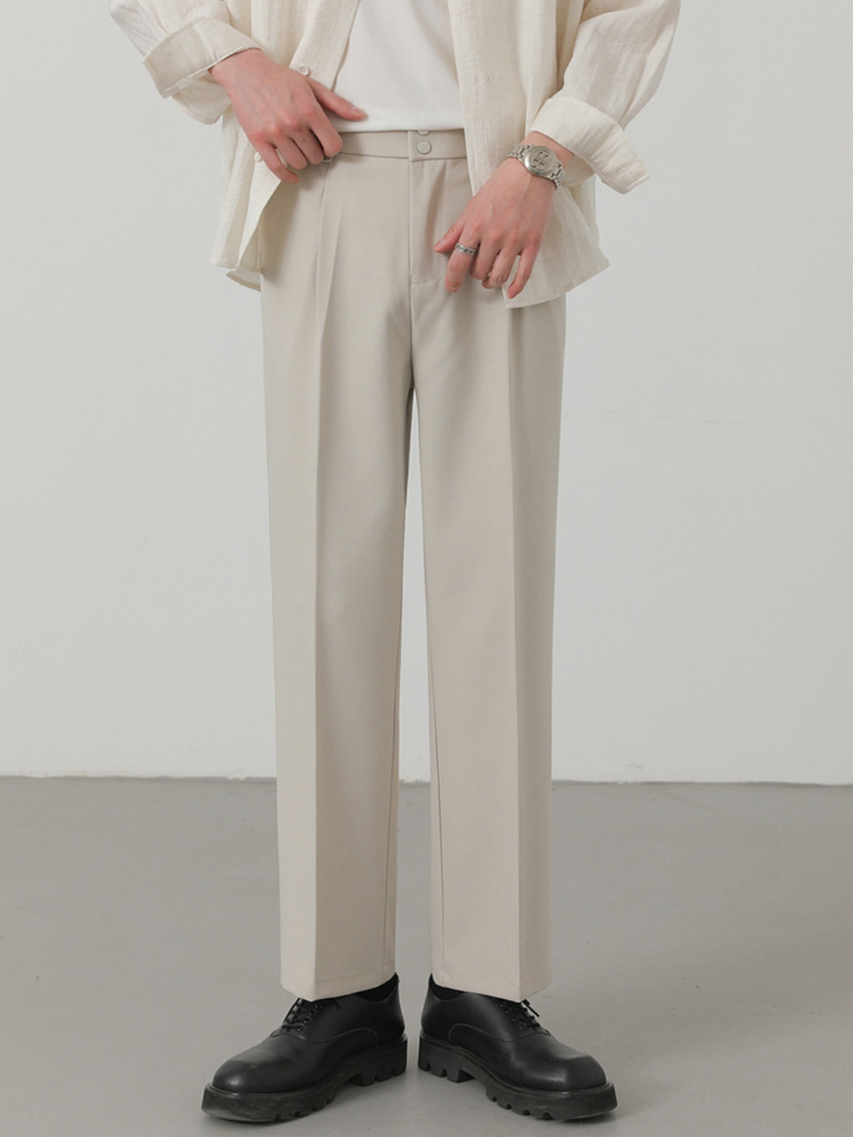 Giancarlo Bellini™ | Luxe Relaxed Casual Trousers