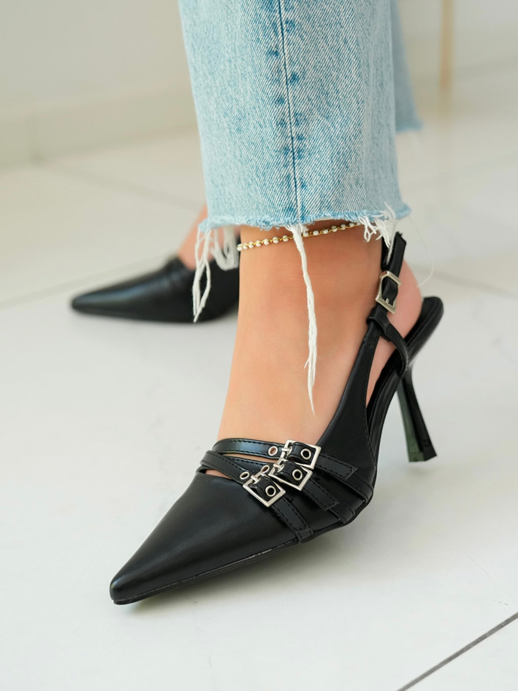 Tripple Black Heels