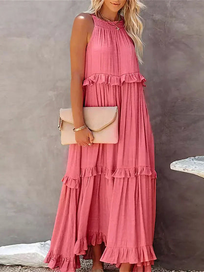 Amelia Halter Maxi Dress