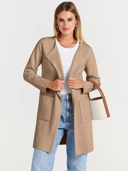 Bernadine - Lapel Classy Coatigan